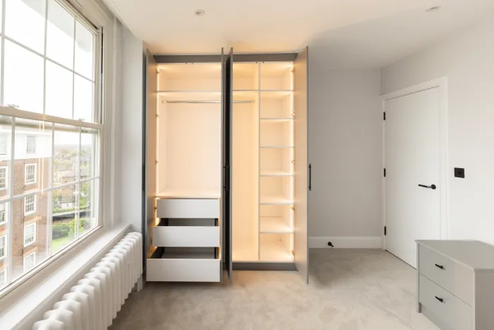Bedroom Cabinetry — Kensington, Fitzjames Avenue